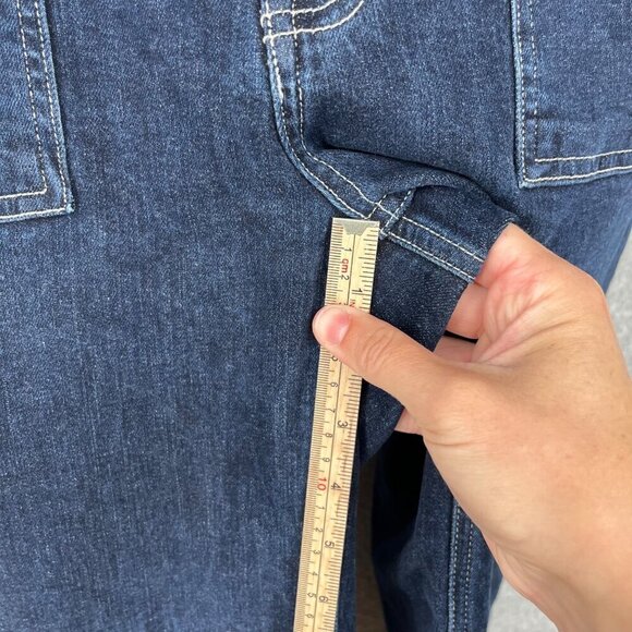 J Crew Mercantile Womens Highest Rise Sailor Pant Jeans Size 30 Nautical Blue - Picture 11 of 13